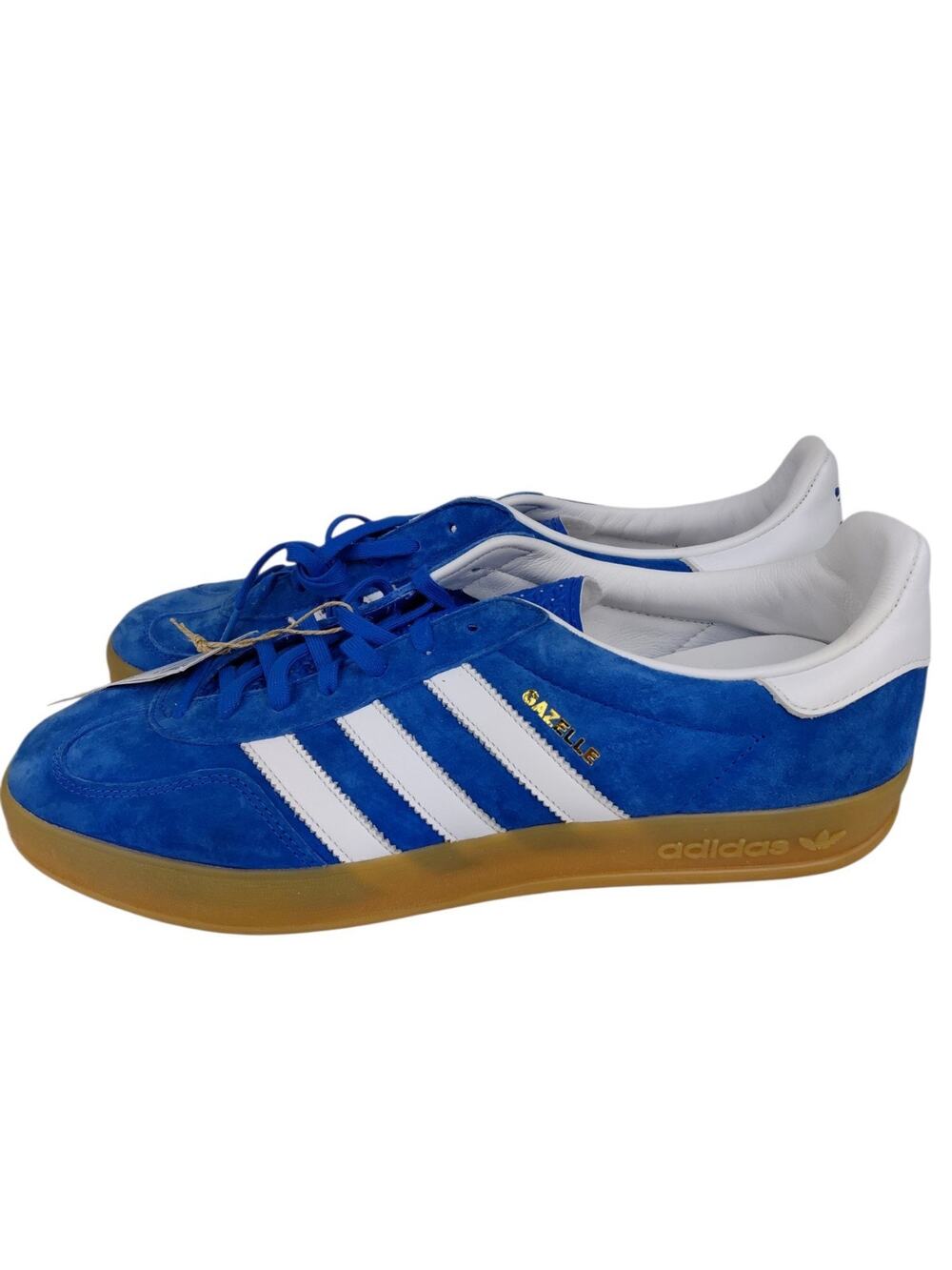 Adidas Gazelle Indoor Mens Size 11.5 Low Top Shoes Sneakers Suede Blue HO6260